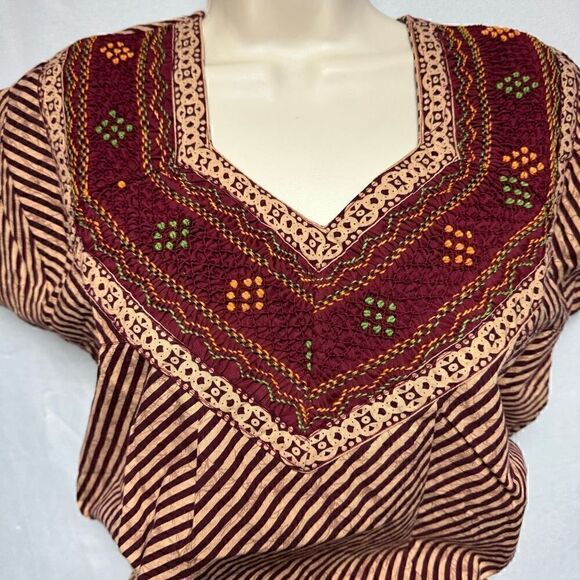 Boho Two Piece Outfit with Belt - Picture 3 of 7